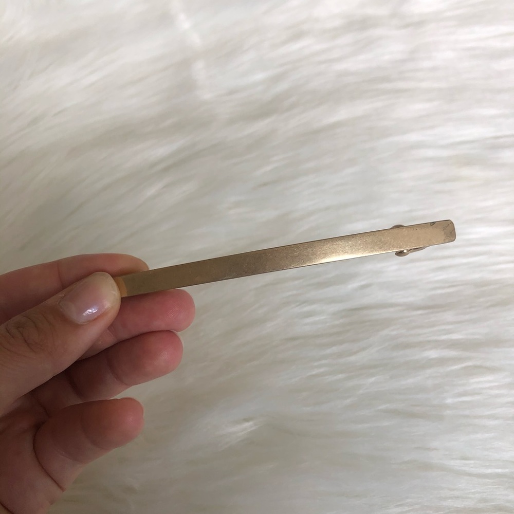 Madewell Long Skinny Metal Gold Vintage Barrette